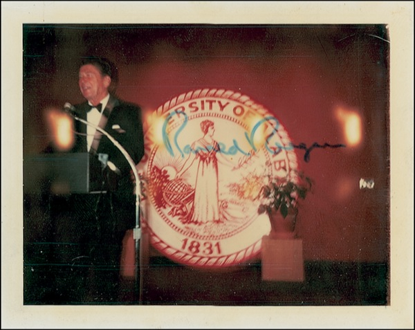 Lot 93 Ronald Reagan Signed Photograph
