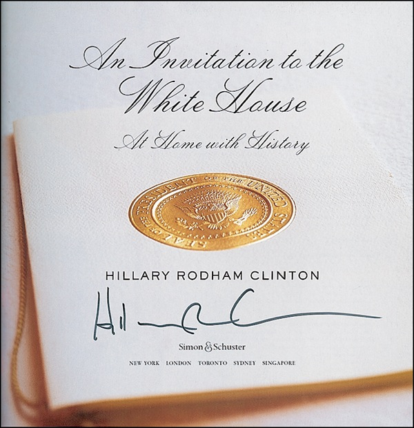 Lot 153 Hillary Clinton Book