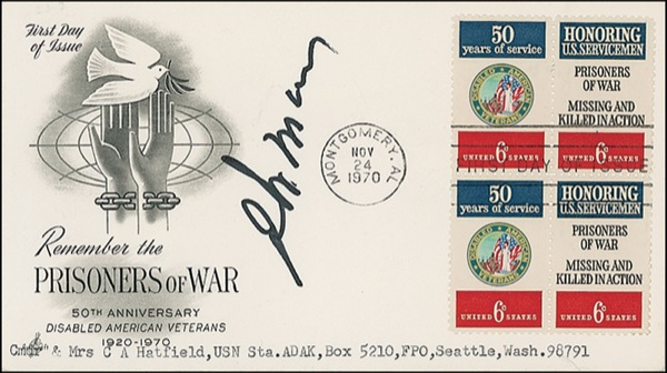 Lot 218 John McCain First Day Cover