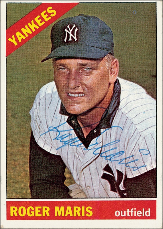 Lot 1447 Roger Maris Baseball Card