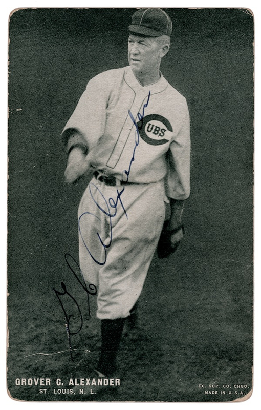 Lot 1171 Grover Cleveland Alexander: National League?s most dominant pitcher ever