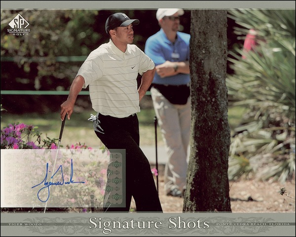 Lot 1580 Tiger Woods Signed Photograph