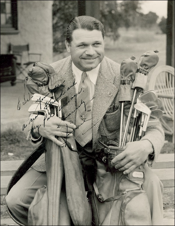 Lot 1354 Jimmie Foxx: The ?Beast? hits the links