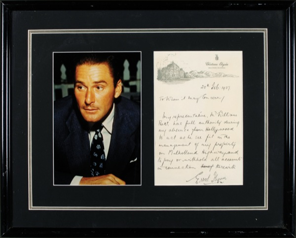 Lot 830 Errol Flynn