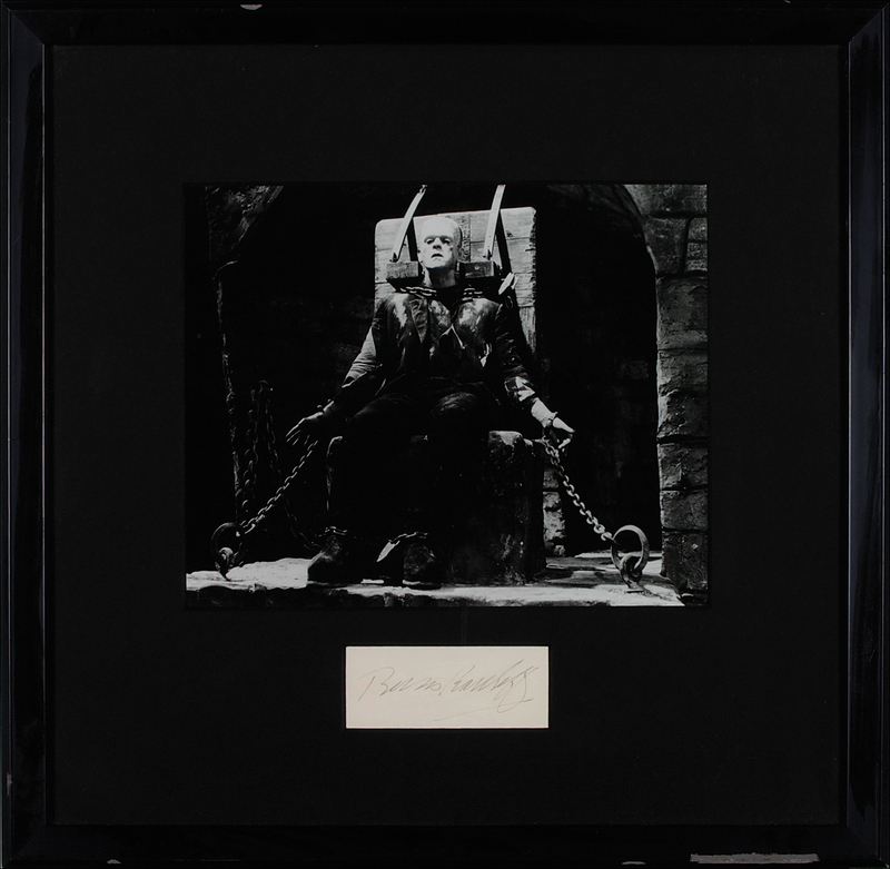 Lot 917 Boris Karloff Signature