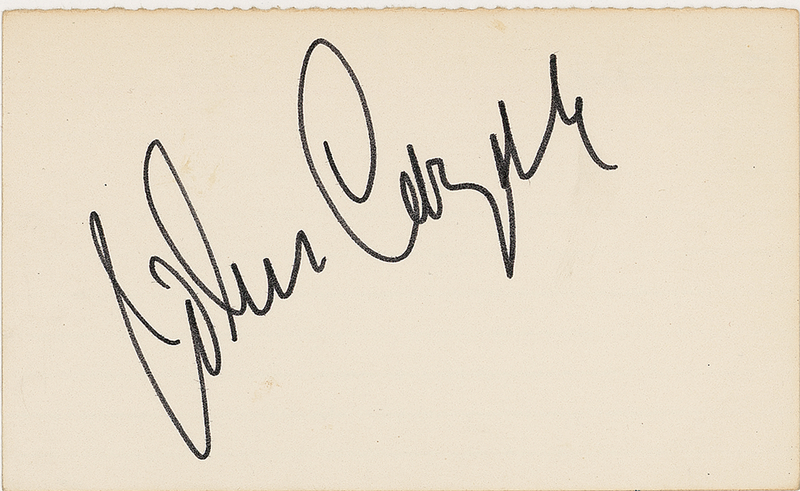 Lot 748 John Cazale: Rare signature of John Cazale