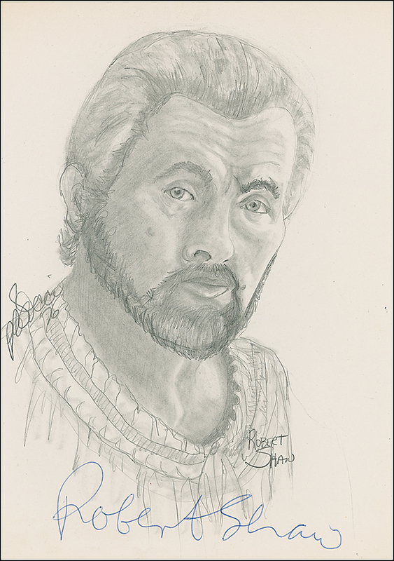 Lot 1066 Robert Shaw Sketch