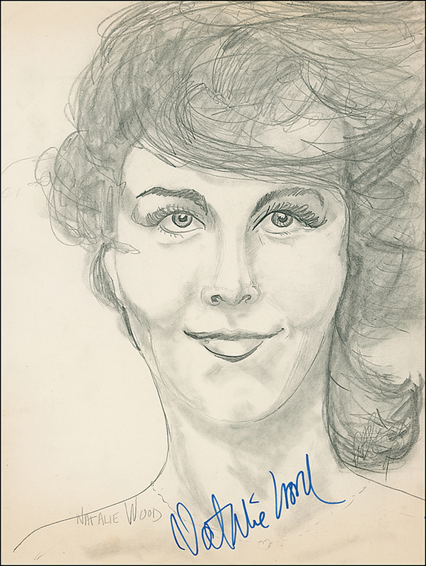 Lot 1154 Natalie Wood Sketch