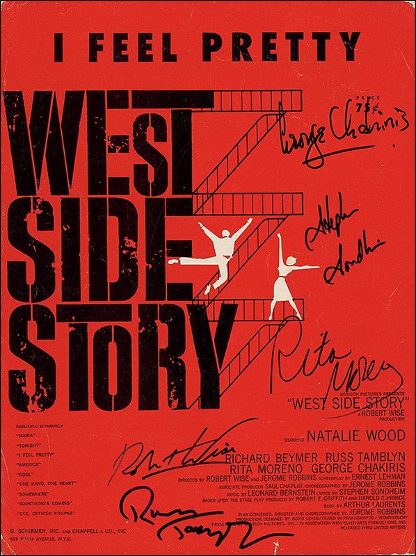 Lot 1138 West Side Story Sheet Music