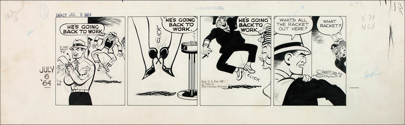 Lot 456 Chester Gould: Cutting-edge technology, Dick Tracy?style
