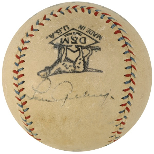 Lot 1517 Babe Ruth and Lou Gehrig: BASEBALL?S DYNAMIC DUO: The ?SULTAN OF SWAT? and the ?IRON HORSE? signed ball