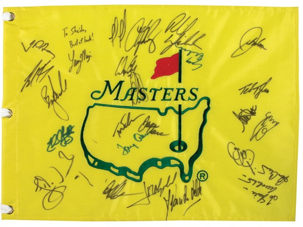 Lot 1367 Golf: Masters Golf Flag
