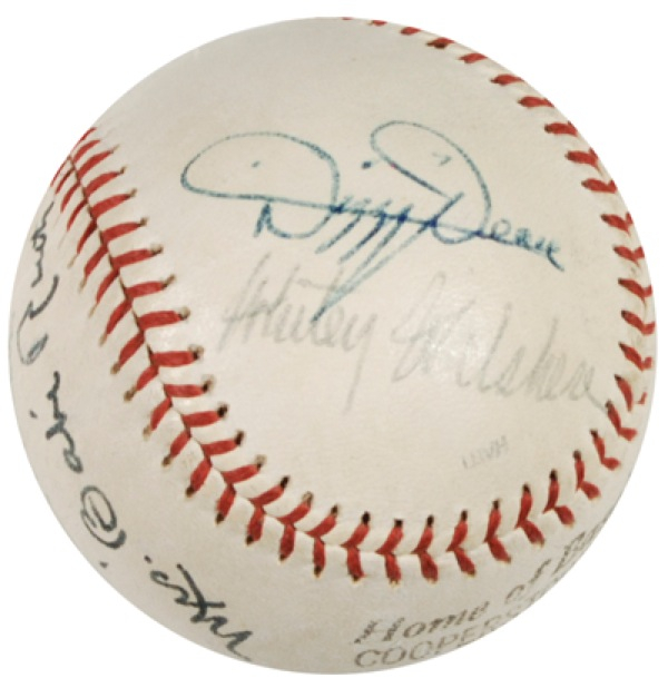 Lot 1213 Baseball Hall of Famers Baseball