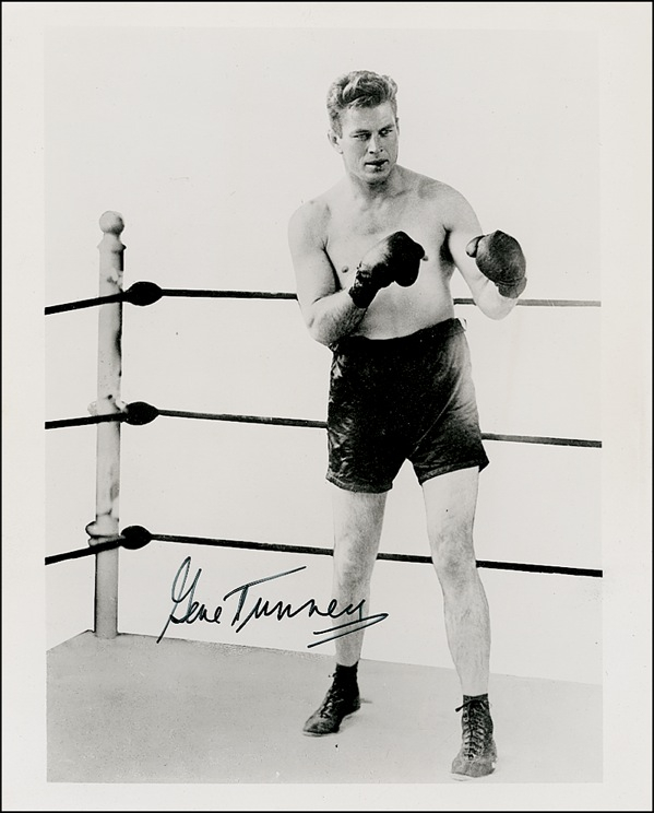 Lot 1547 Gene Tunney Signed Photograph