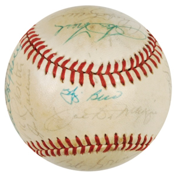 Lot 1446 Roger Maris and the NY Yankees Baseball