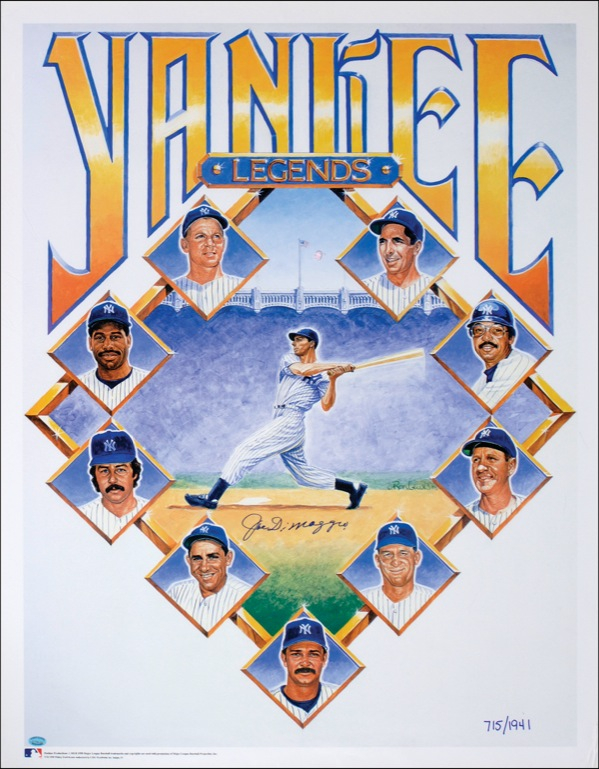 Lot 1321 Joe DiMaggio Print