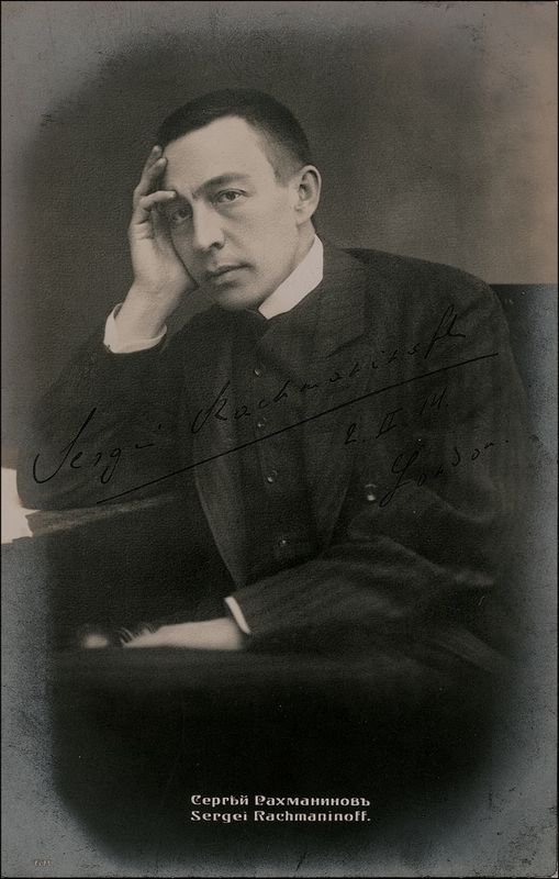 Lot 609 Sergei Rachmaninoff Signed Photograph