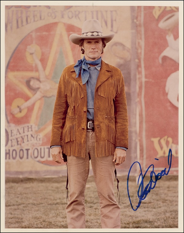 Lot 808 Clint Eastwood Signed Photograph