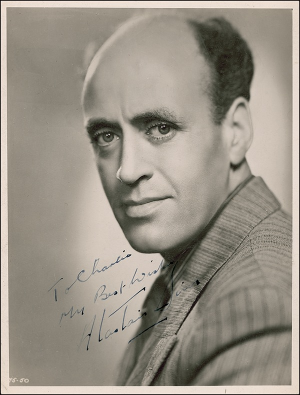 Lot 1073 Alastair Sim Signed Photograph