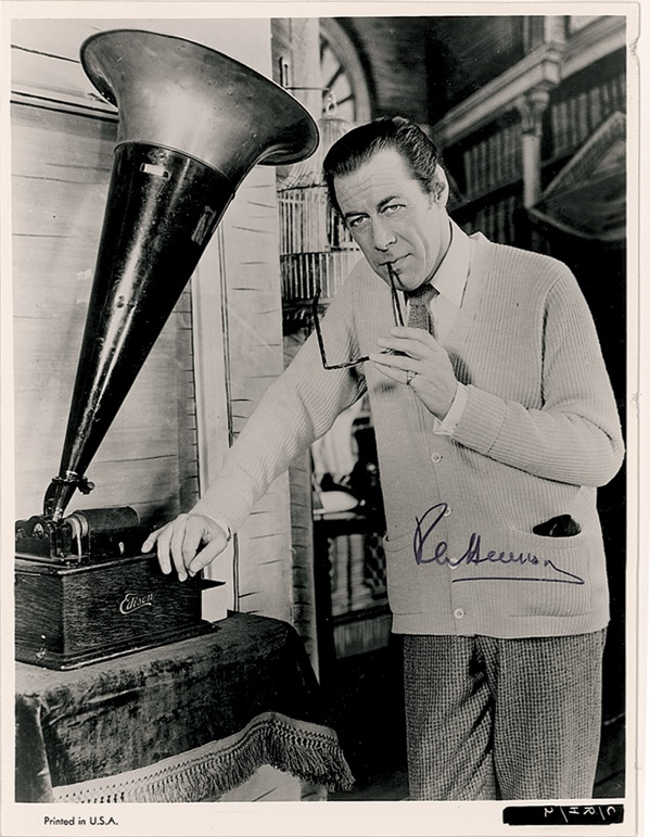 Lot 869 Rex Harrison Signed Photograph