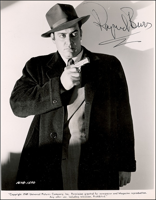 Lot 735 Raymond Burr Signed Photograph