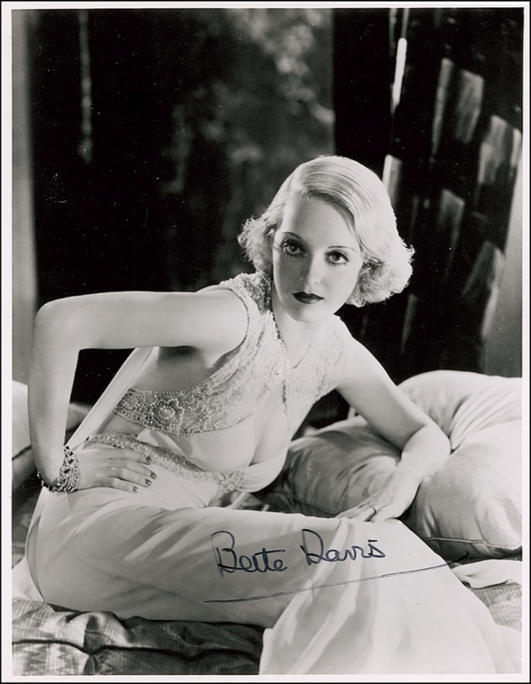 Lot 783 Bette Davis Signed Photograph