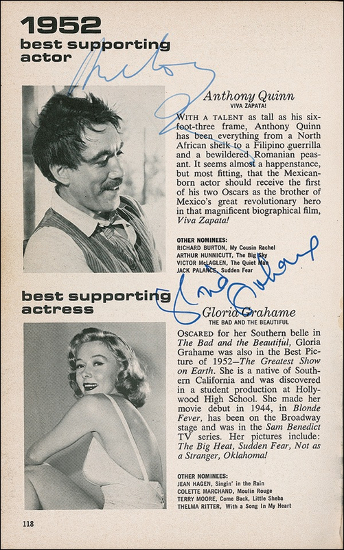 Lot 665 Academy Award Winners Autograph Album