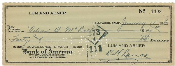 Lot 956 Lum and Abner Group Lot