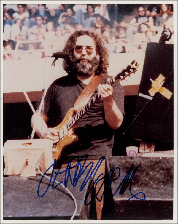 Lot 560 Jerry Garcia Signed Photograph