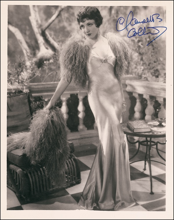 Lot 764 Claudette Colbert Signed Photograph