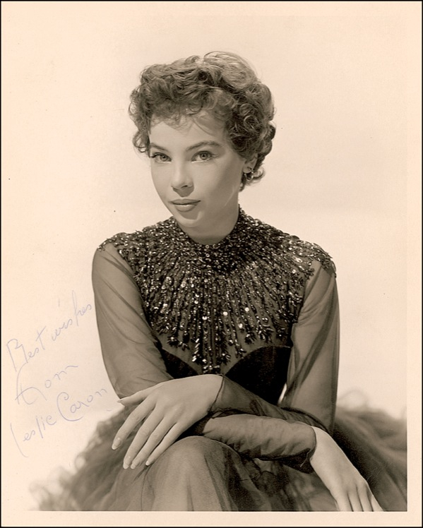 Lot 744 Leslie Caron Signed Photograph