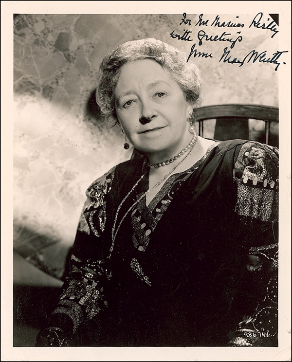 Lot 1143 Dame May Whitty Signed Photograph