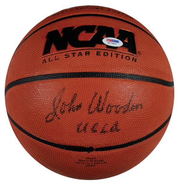 Lot 1577 John Wooden Basketball