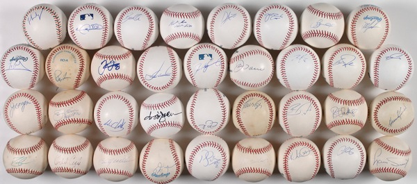Lot 1219 Baseballs Group Lot