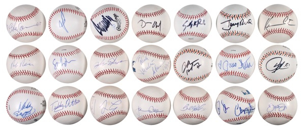 Lot 749 Celebrity Balls Group Lot