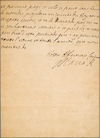 Lot #212 Mary of Modena: An impassioned plea from Mary of Modena, written to her cousin embroiled in the War of the Spanish Succession - Image 3
