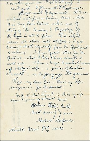 Lot #394 Hubert von Herkomer Handwritten Letter Signed - Image 1