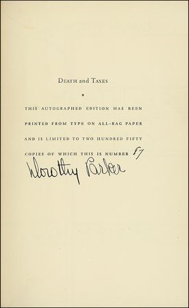 Lot #415 Dorothy Parker Book - Image 1