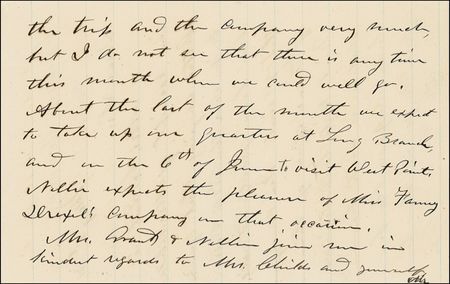 Lot #41 U. S. Grant: Reliving old battles: “I propose going to Boston ... to attend the meeting of the Society of the Army of the Potomac” - Image 2