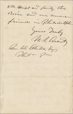 Lot #41 U. S. Grant: Reliving old battles: “I propose going to Boston ... to attend the meeting of the Society of the Army of the Potomac” - Image 4