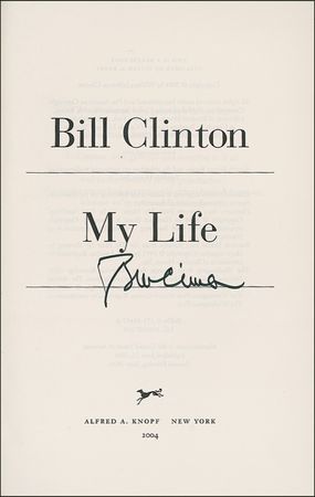 Lot #16 Bill Clinton Book