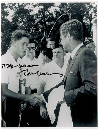 Lot #18 Bill Clinton Signed Photograph