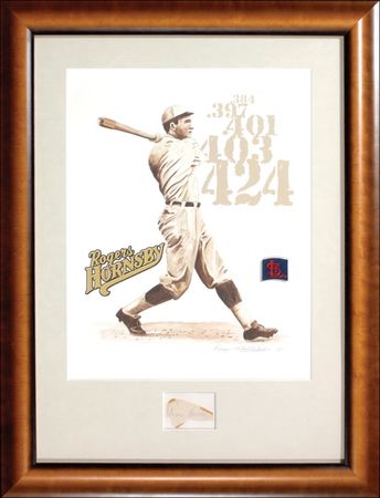 Lot #1390 Rogers Hornsby Signature - Image 1