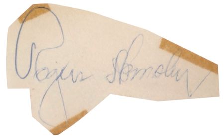 Lot #1390 Rogers Hornsby Signature - Image 2