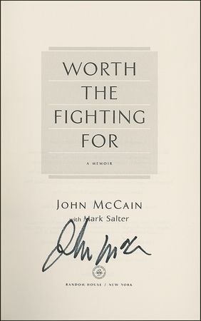 Lot #215 John McCain Book - Image 1