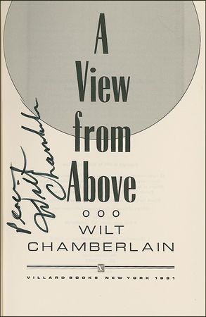 Lot #1285 Wilt Chamberlain Book - Image 1