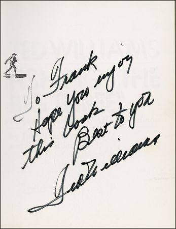 Lot #1565 Ted Williams Book - Image 1