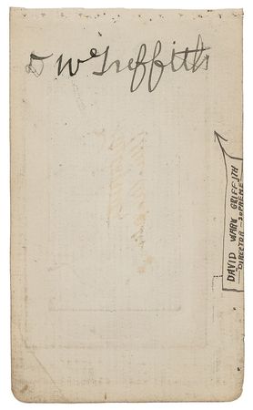 Lot #860 D. W. Griffith Signature - Image 1