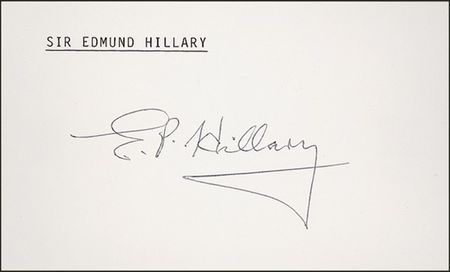 Lot #196 Edmund Hillary Group Lot - Image 1