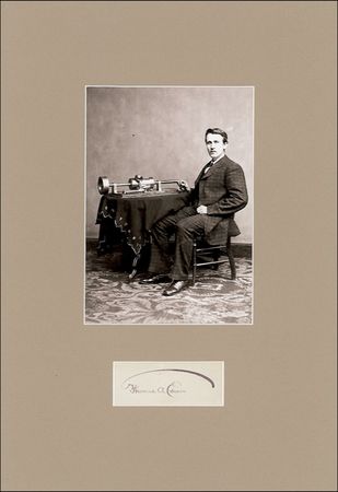 Lot #167 Thomas Edison Signature - Image 2
